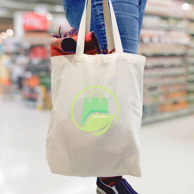 Econo Cotton Tote Bag With Gusset